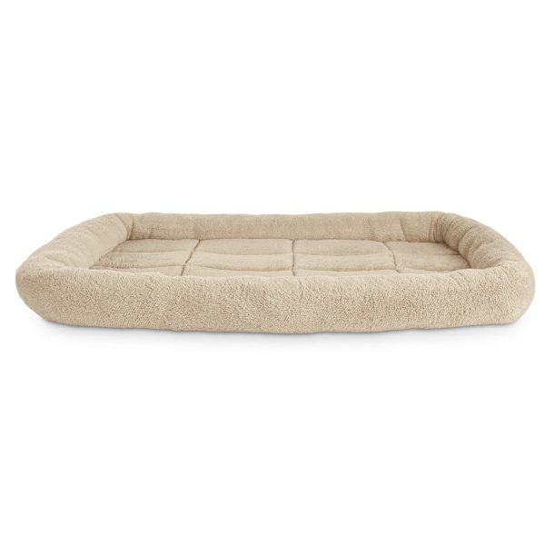 EveryYay Plush Dog Crate Mat 35 L X 22 W X 2 H Brown